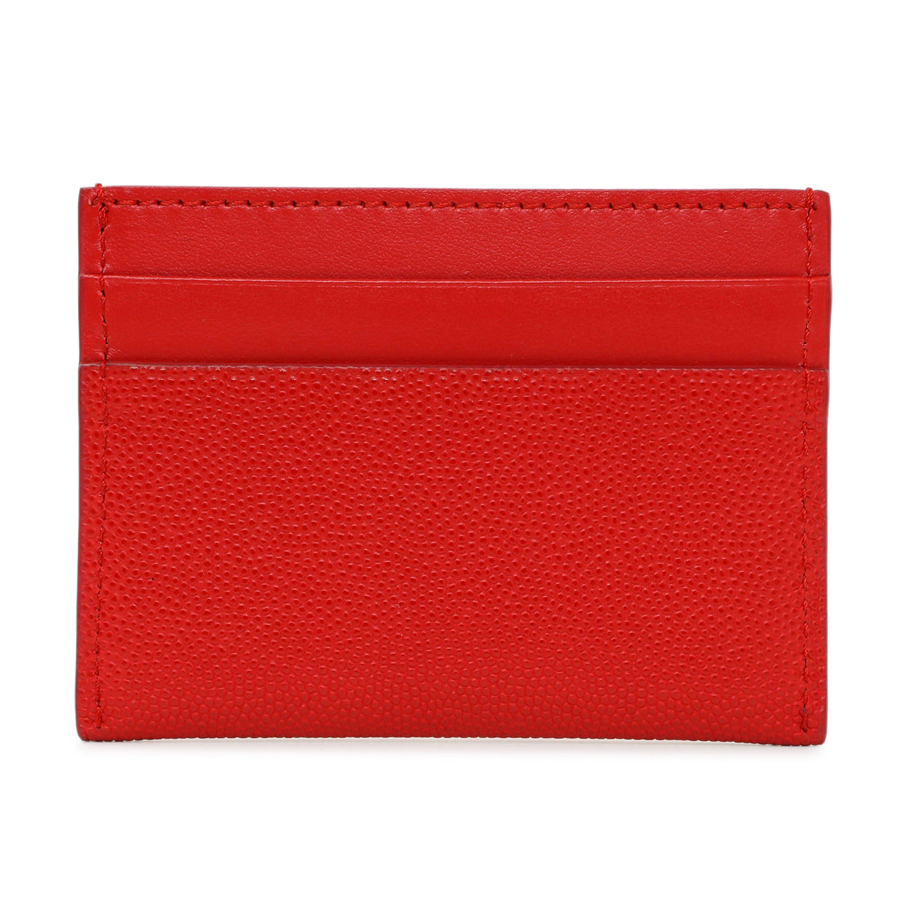 Exclusive Burberry Red Calfskin Card Holder — Side View