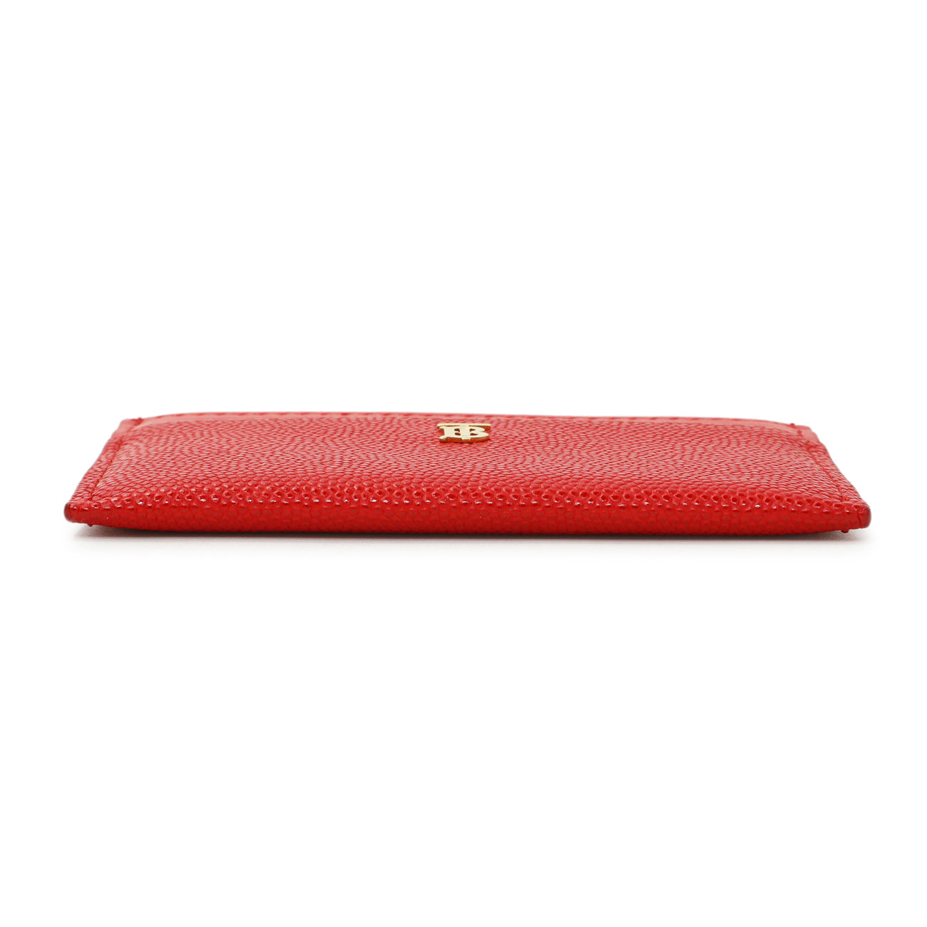 Exclusive Burberry Red Calfskin Card Holder — Back View