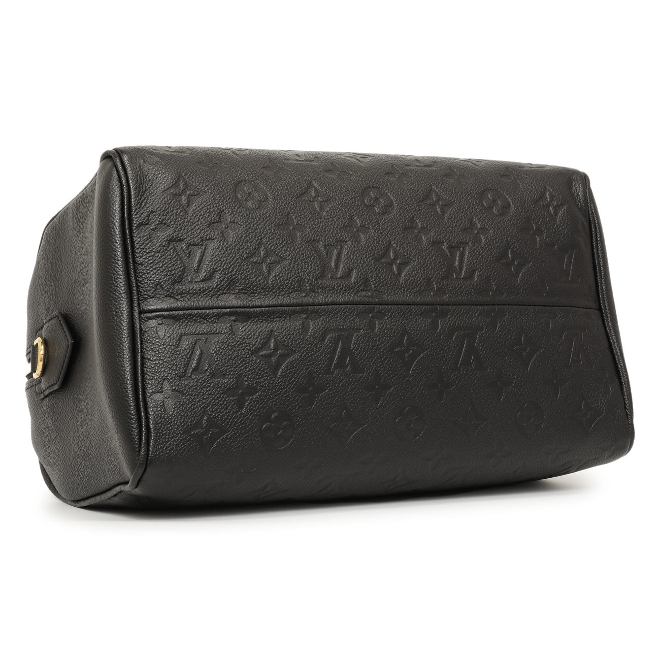 Exclusive Louis Vuitton Black Empreinte Speedy Bandouliere 30 NM — Back View