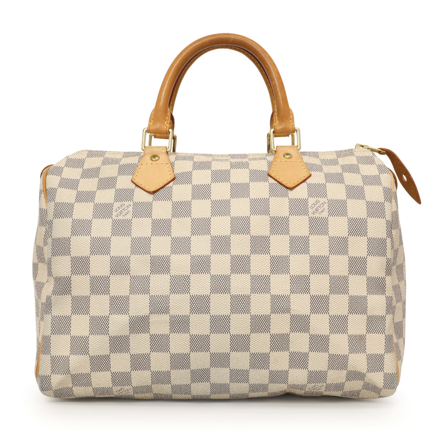 Exclusive Louis Vuitton Damier Azur Speedy 30 — Front View
