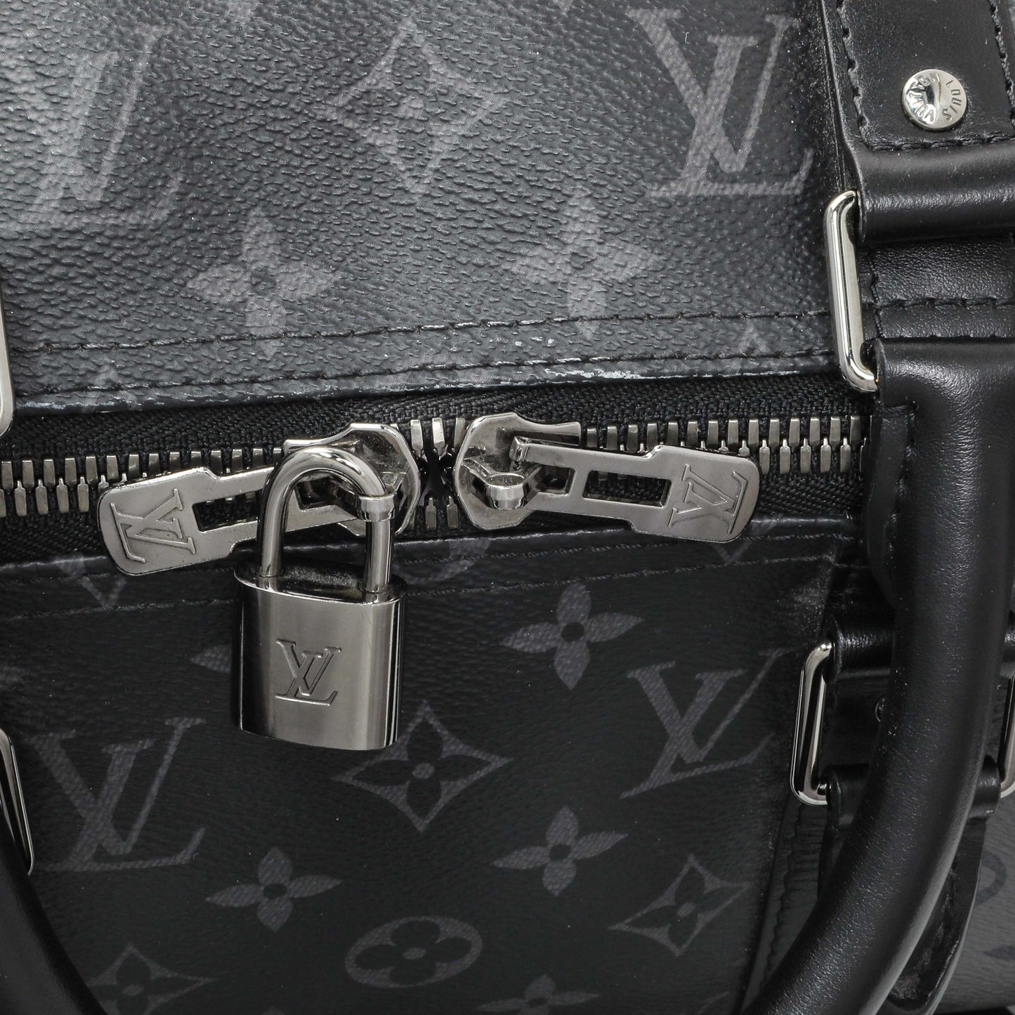 Exclusive Louis Vuitton Reverse Monogram Eclipse Keepall 50 Bandouliere — Alternate View 10