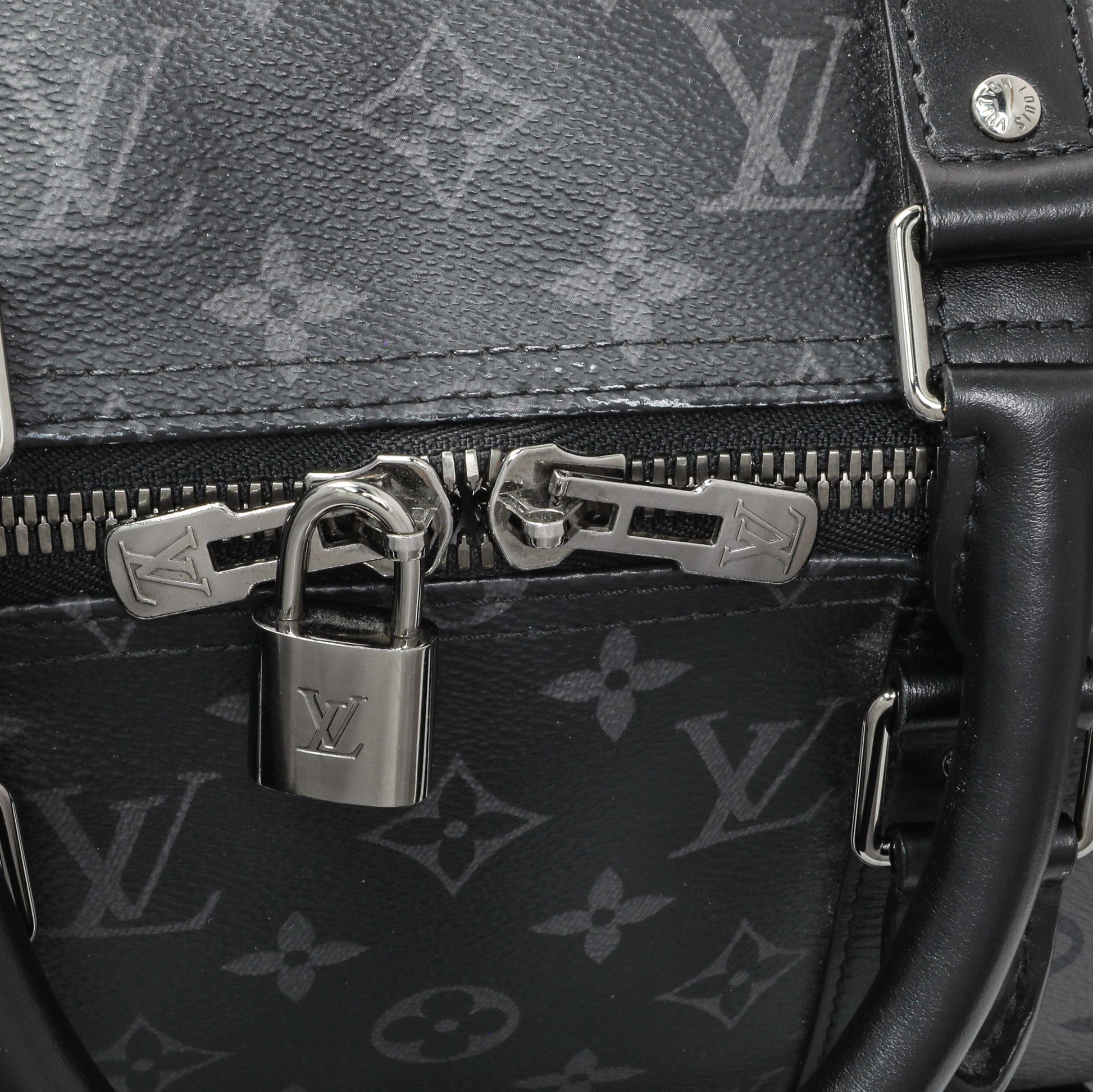 Exclusive Louis Vuitton Reverse Monogram Eclipse Keepall 50 Bandouliere — Alternate View 10