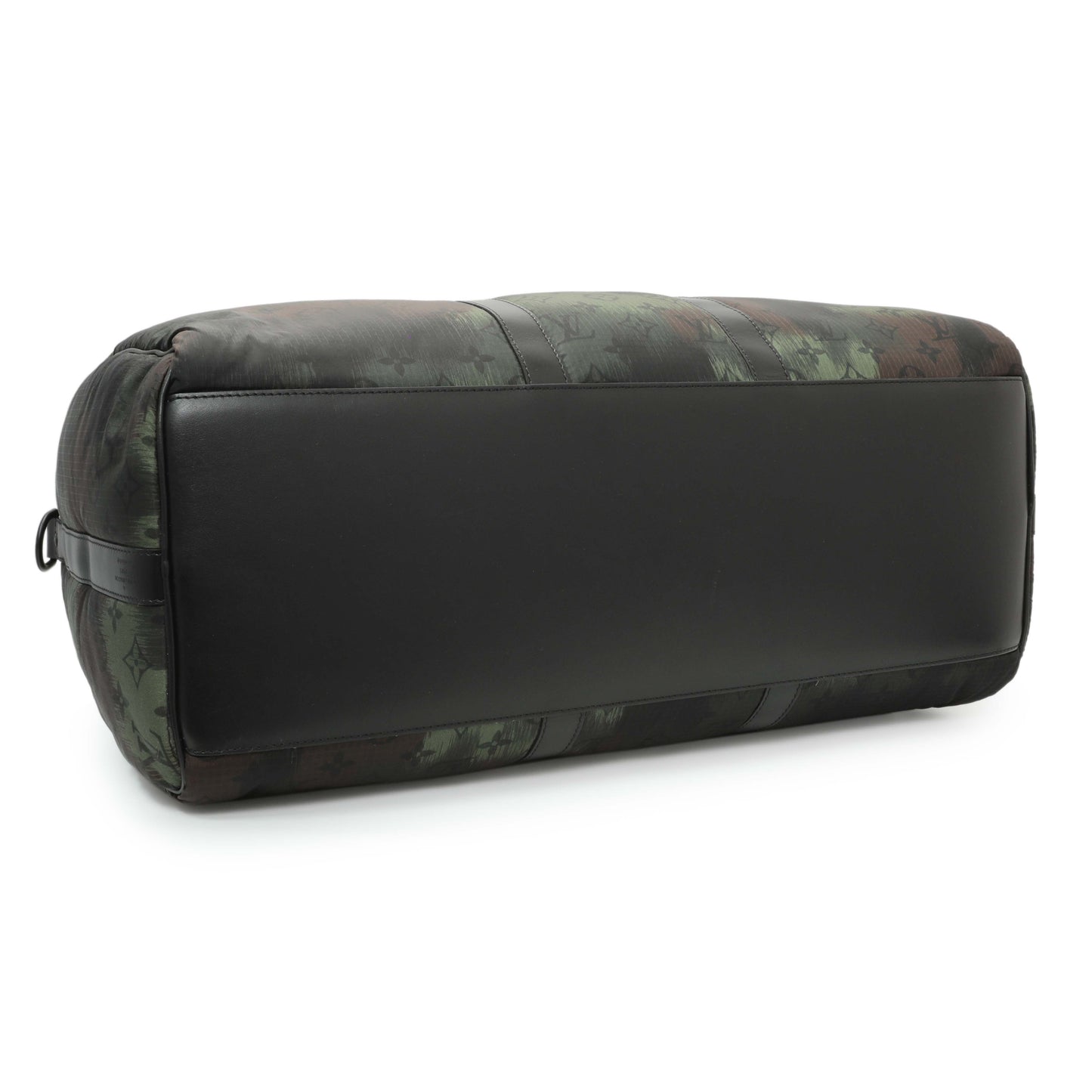 Exclusive Louis Vuitton Nylon Monogram Camouflage Keepall 50 Bandouliere — Back View