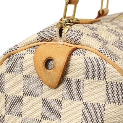 Exclusive Louis Vuitton Damier Azur Speedy 30 — Alternate View 10