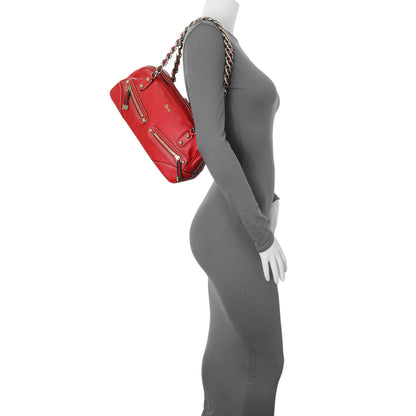 Exclusive Gucci Red Calfskin Capri Small Bowler — Alternate View 12