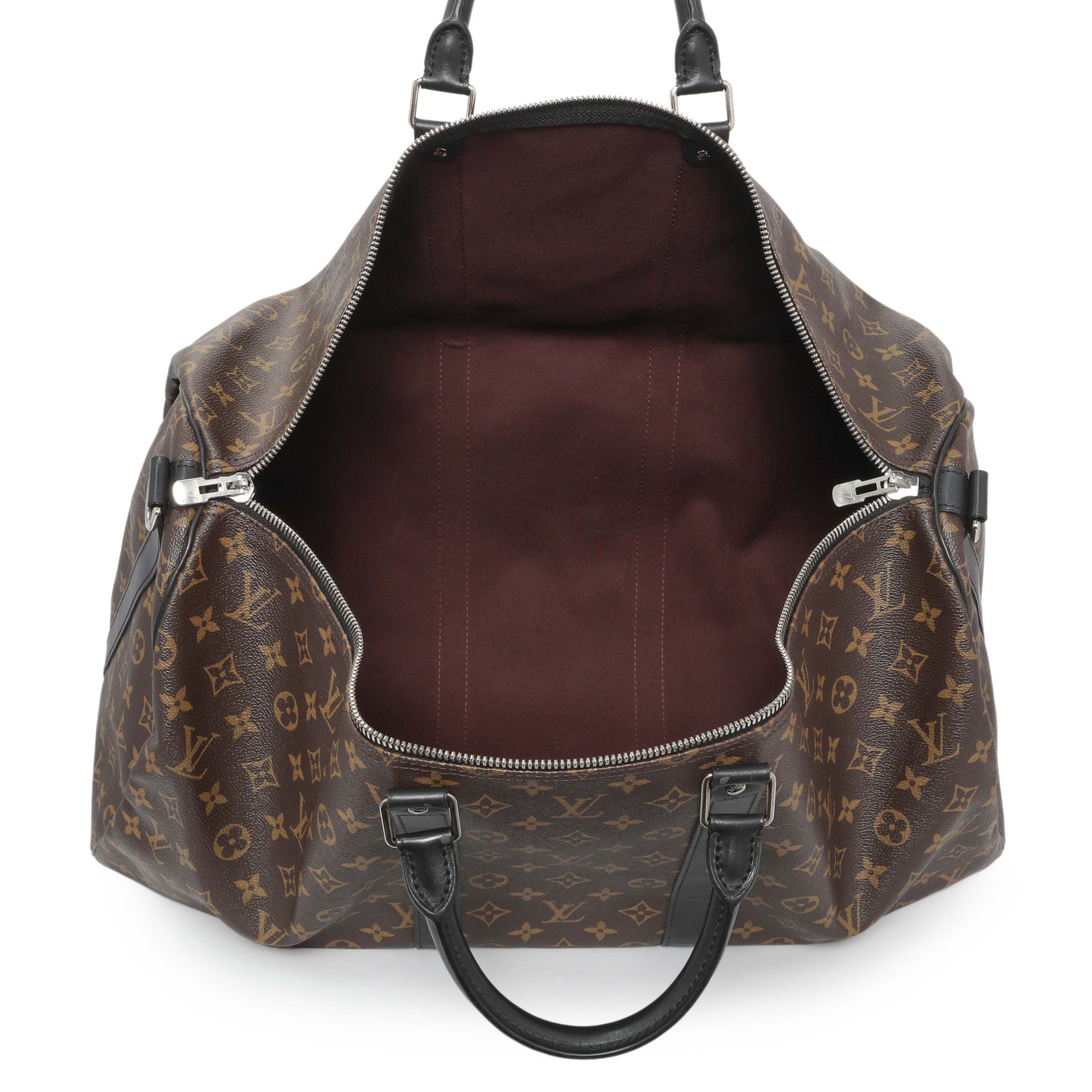 Exclusive Louis Vuitton Monogram Macassar Keepall 55 Bandouliere — Alternate View 8