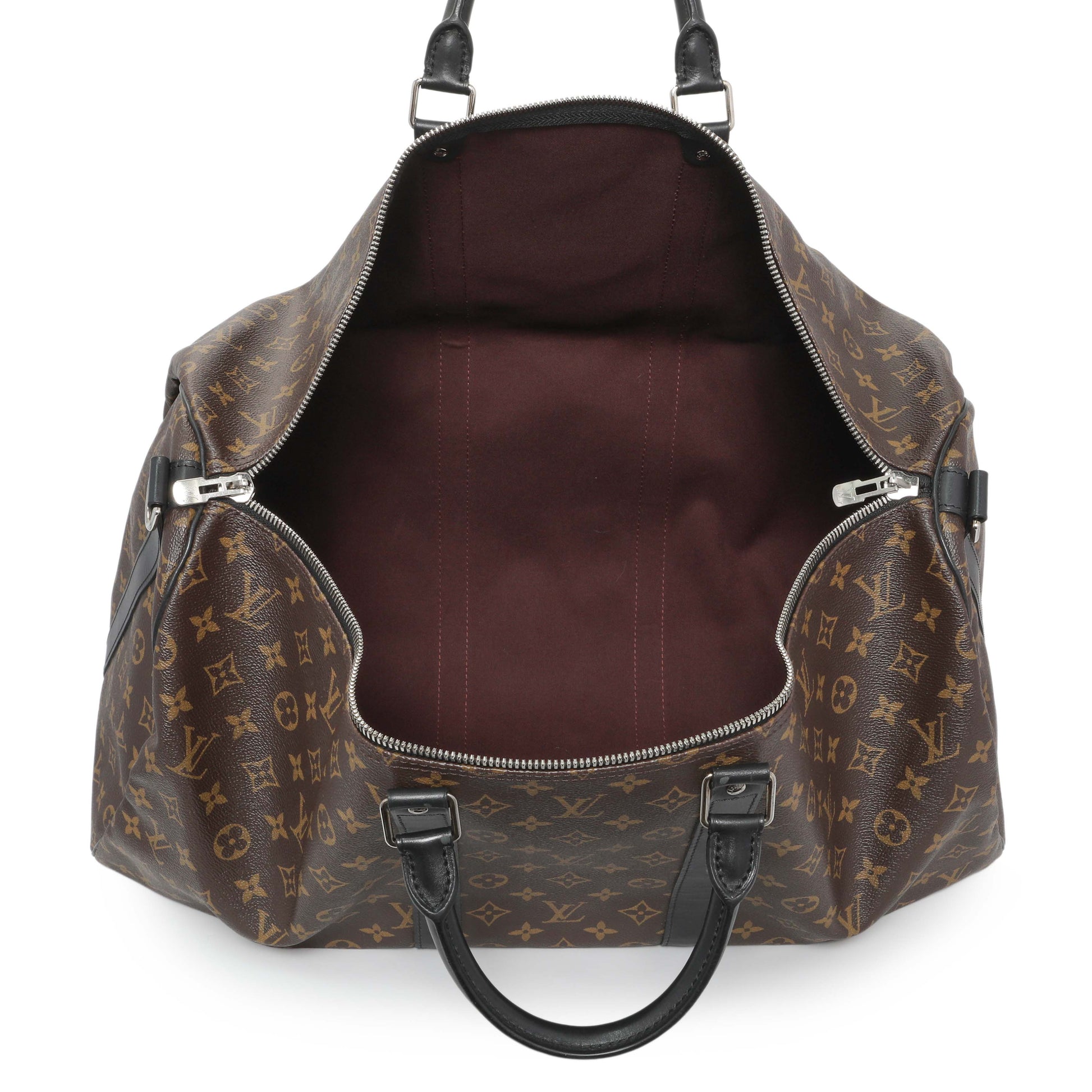 Exclusive Louis Vuitton Monogram Macassar Keepall 55 Bandouliere — Alternate View 8