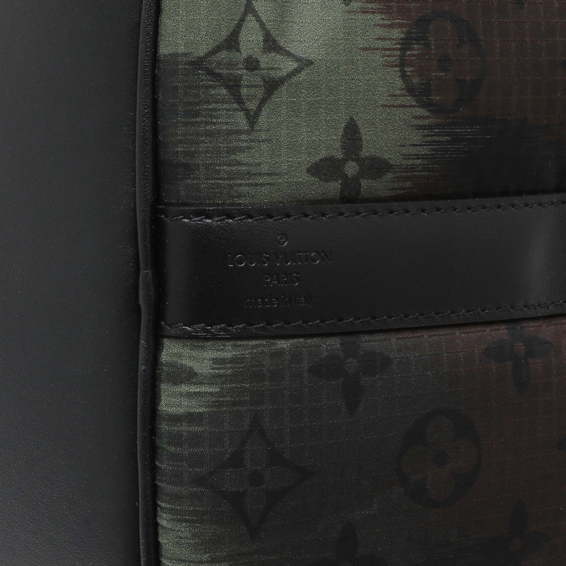 Exclusive Louis Vuitton Nylon Monogram Camouflage Keepall 50 Bandouliere — Alternate View 9