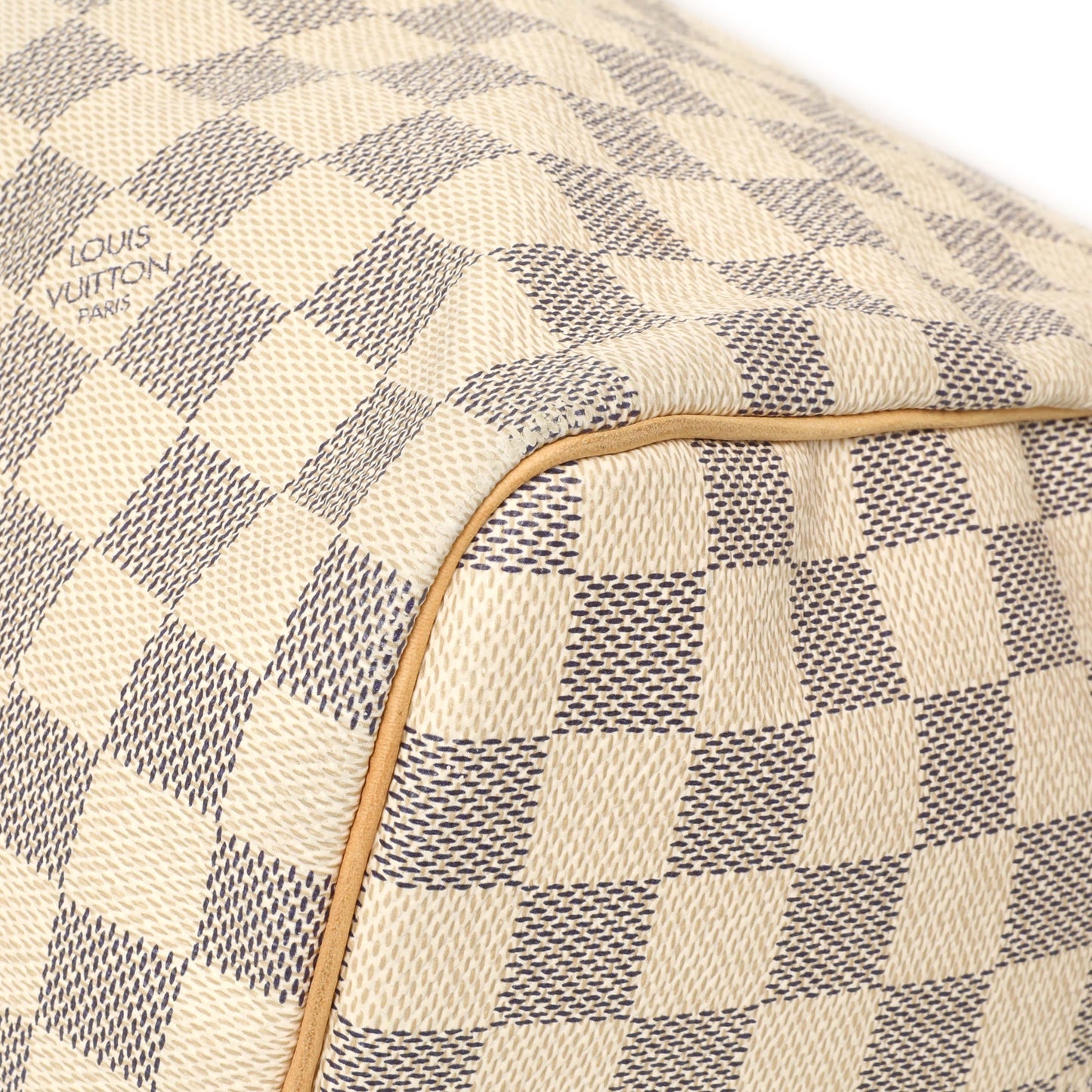 Exclusive Louis Vuitton Damier Azur Speedy 30 — Top View