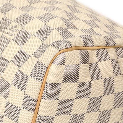 Exclusive Louis Vuitton Damier Azur Speedy 30 — Top View
