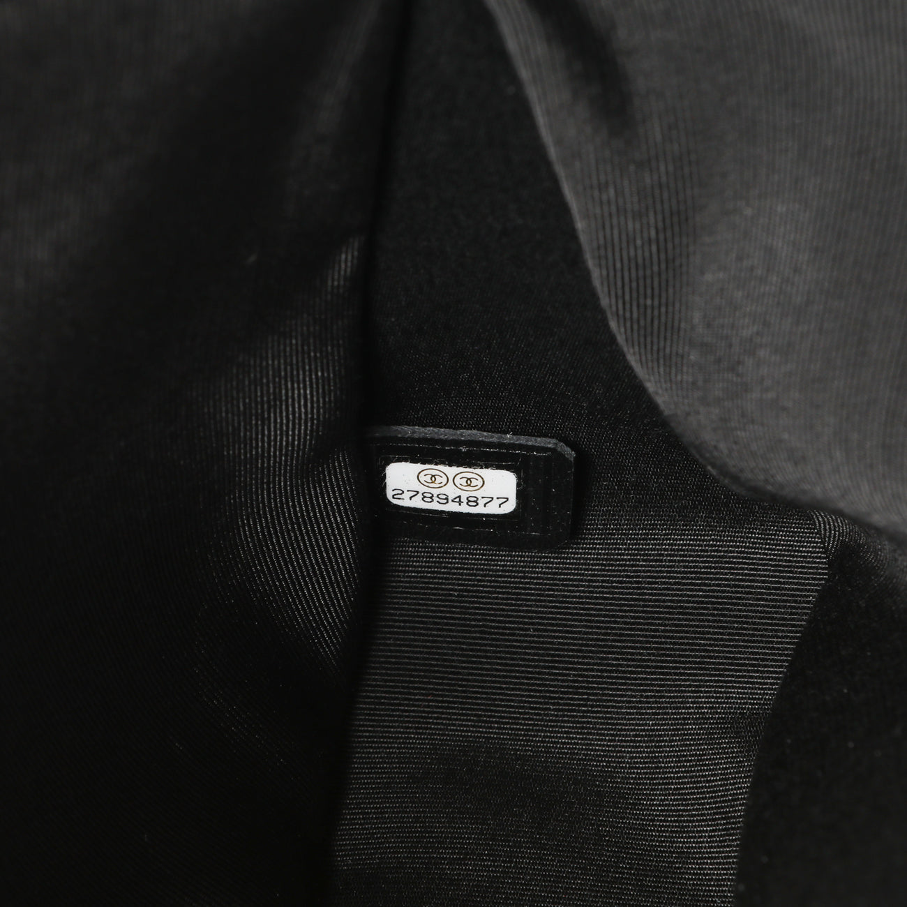 Exclusive Chanel Black Calfskin Medium Chevron Chic Top Handle Flap — Lifestyle View
