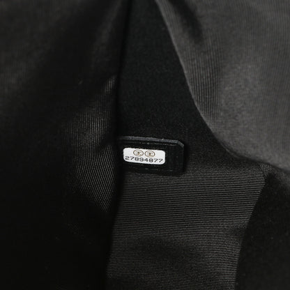 Exclusive Chanel Black Calfskin Medium Chevron Chic Top Handle Flap — Lifestyle View