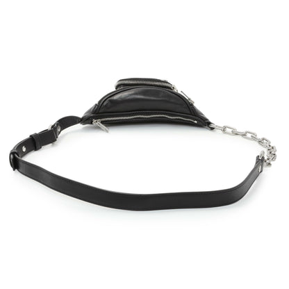 Exclusive Alexander Wang Black Lambskin Mini Attica Belt Bag — Side View