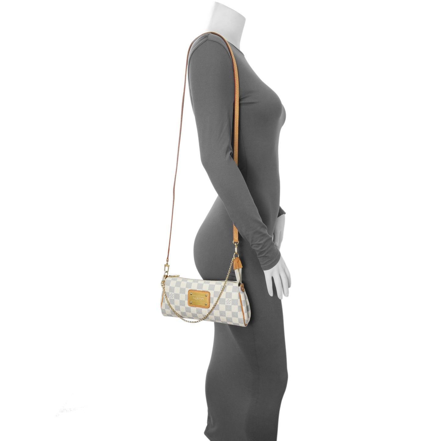 Exclusive Louis Vuitton Damier Azur Eva Clutch — Alternate View 14