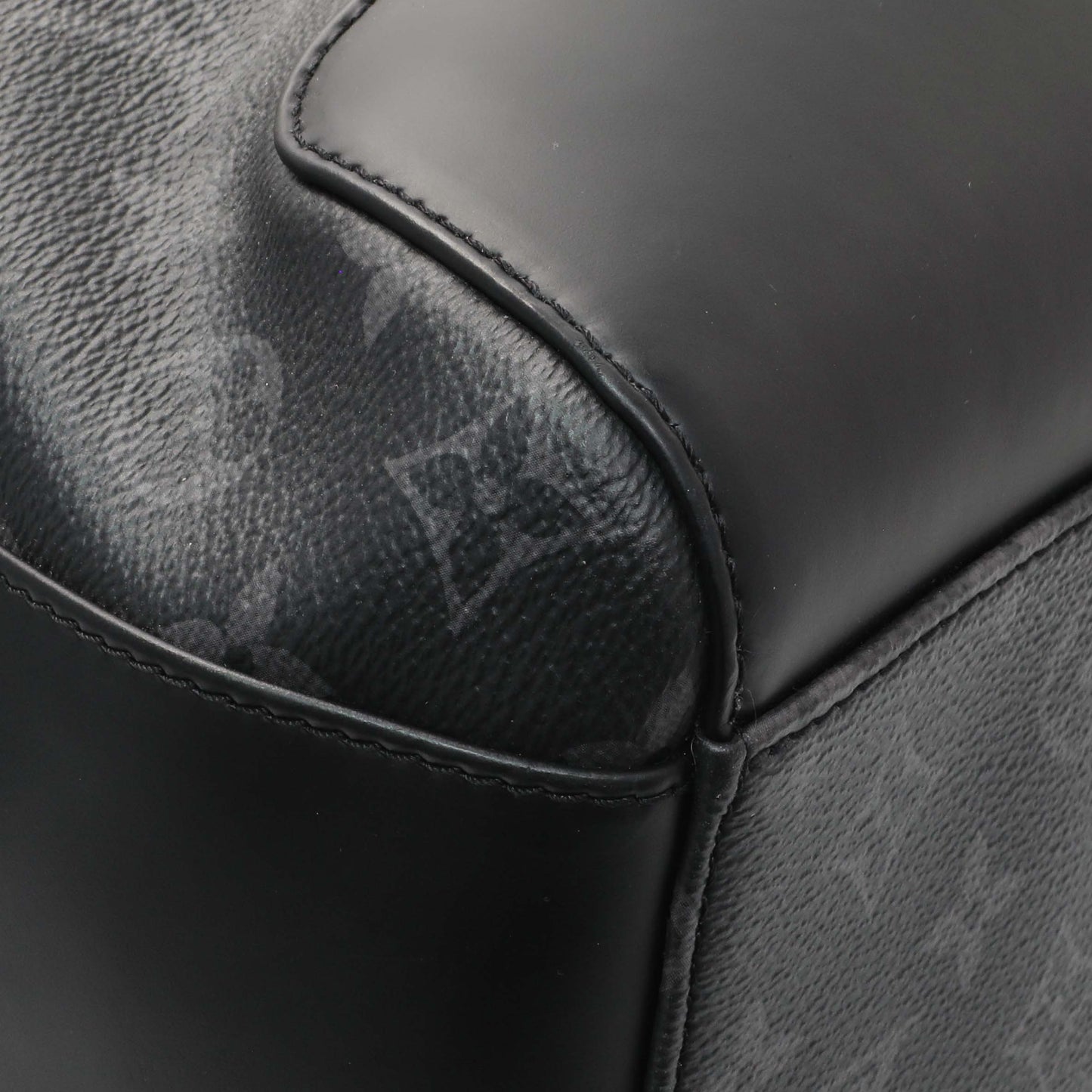 Exclusive Louis Vuitton Monogram Eclipse Explorer Backpack — Top View
