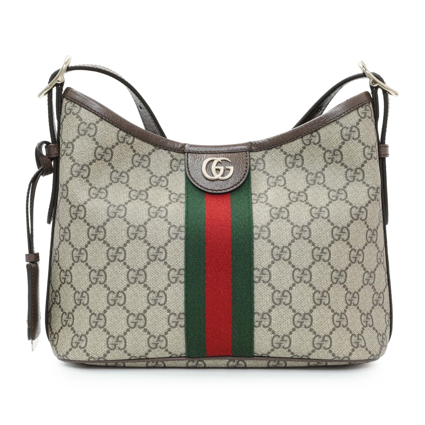 Exclusive Gucci GG Supreme Monogram Ophidia Small Shoulder Bag — Side View