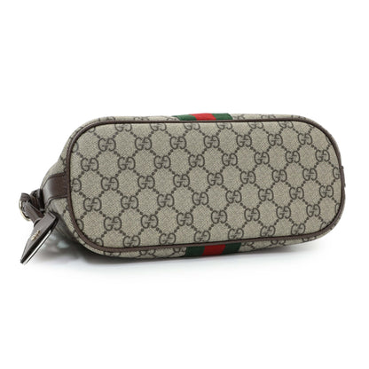 Exclusive Gucci GG Supreme Monogram Ophidia Small Shoulder Bag — Top View