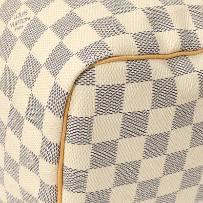 Exclusive Louis Vuitton Damier Azur Speedy 30 — Detail View