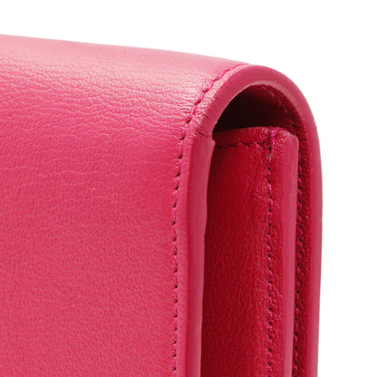 Exclusive Saint Laurent Fuchsia Calfskin Monogram Large Belle De Jour Clutch — Alternate View 8