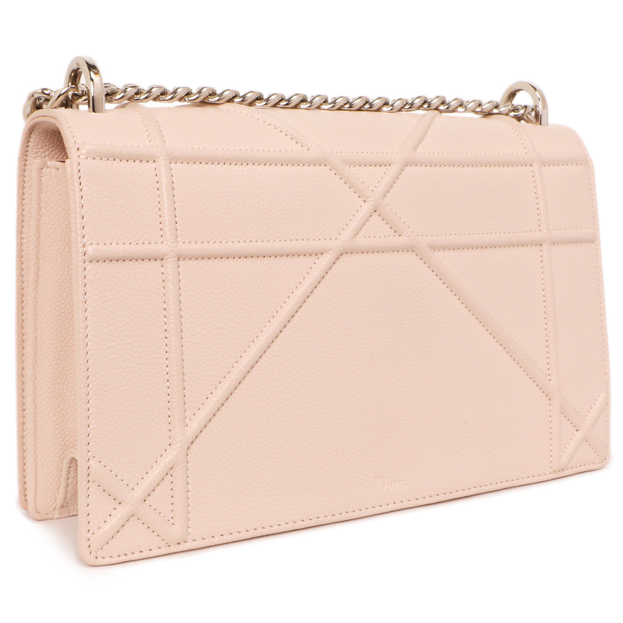 Exclusive Christian Dior Rose Poudre Grained Calfskin Medium  Diorama — Side View