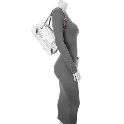 Exclusive Gucci White Calfskin Capri Small Bowler — Alternate View 13