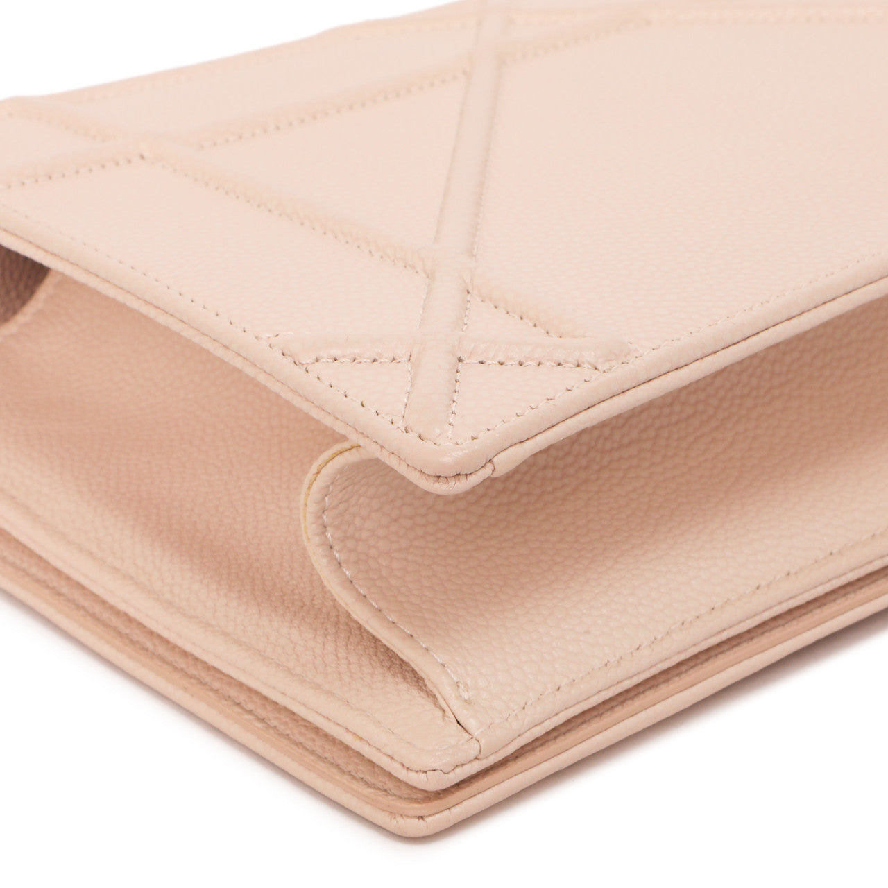 Exclusive Christian Dior Rose Poudre Grained Calfskin Medium  Diorama — Lifestyle View