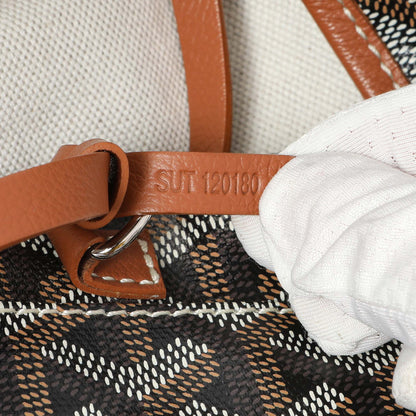 Exclusive Goyard Black Gold Goyardine Saint Louis GM — Alternate View 10