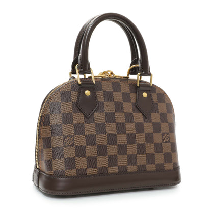 Exclusive Louis Vuitton Damier Ebene Alma BB — Side View