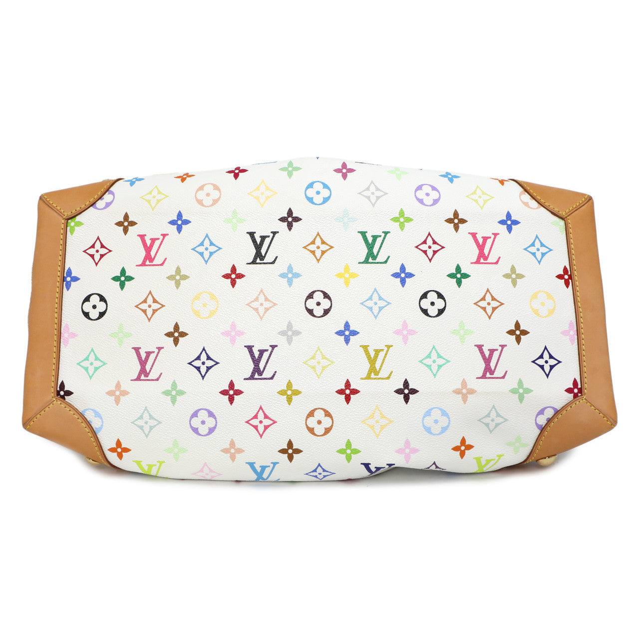 Exclusive Louis Vuitton White  Multicolor Ursula — Top View
