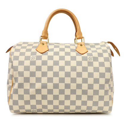 Exclusive Louis Vuitton Damier Azur Speedy 30 — Front View
