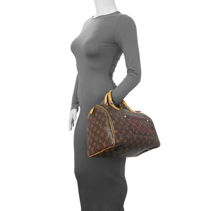 Exclusive Louis Vuitton Monogram Perforated Speedy 30 — Alternate View 16