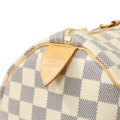 Exclusive Louis Vuitton Damier Azur Speedy 30 — Alternate View 10