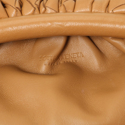 Exclusive Bottega Veneta Carmel Nappa Intrecciato The Mini Pouch — Detail View