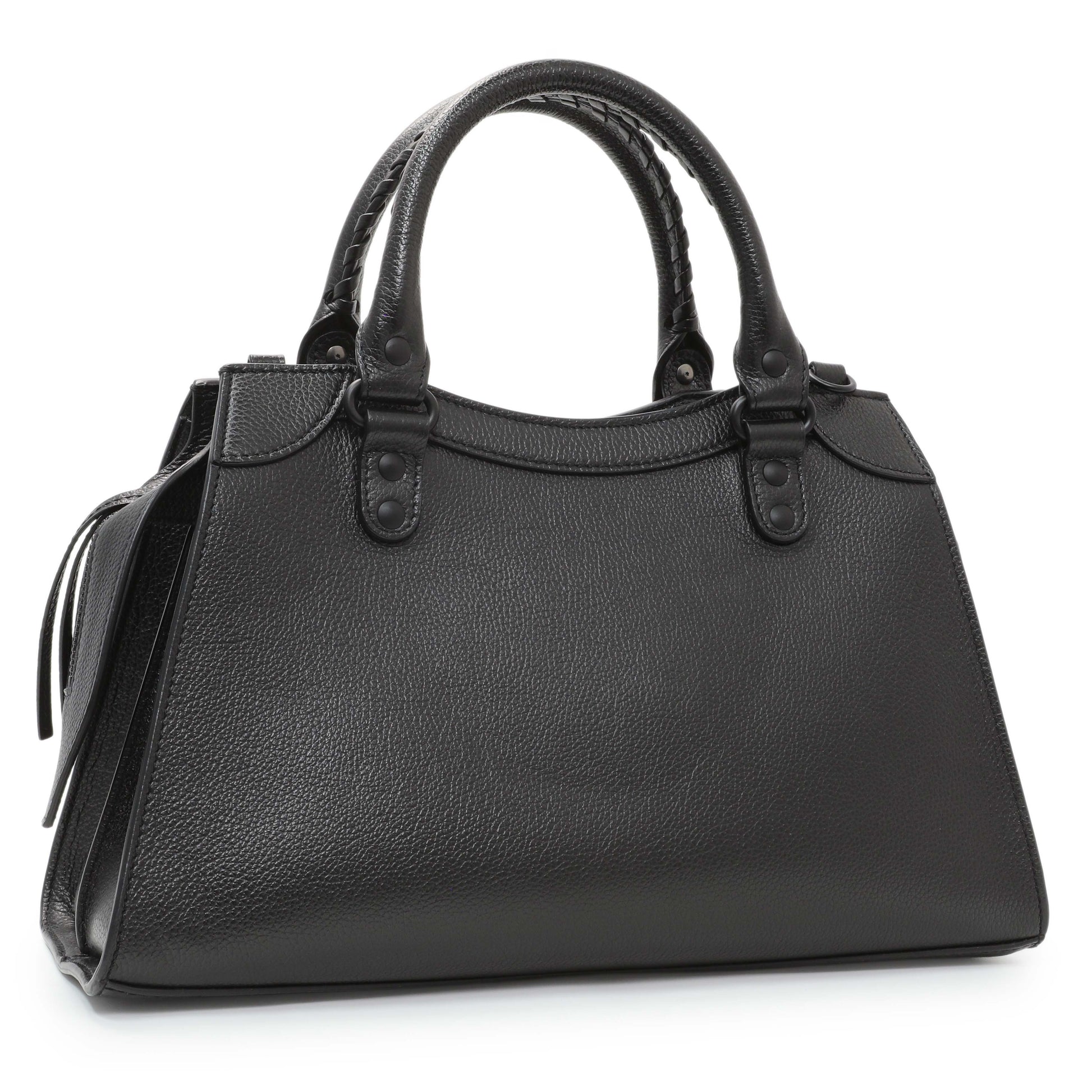 Exclusive Balenciaga Grained Calfskin Neo Classic Black Hardware S City — Side View