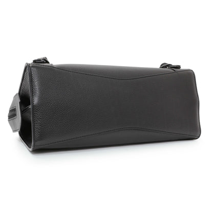 Exclusive Balenciaga Grained Calfskin Neo Classic Black Hardware S City — Back View