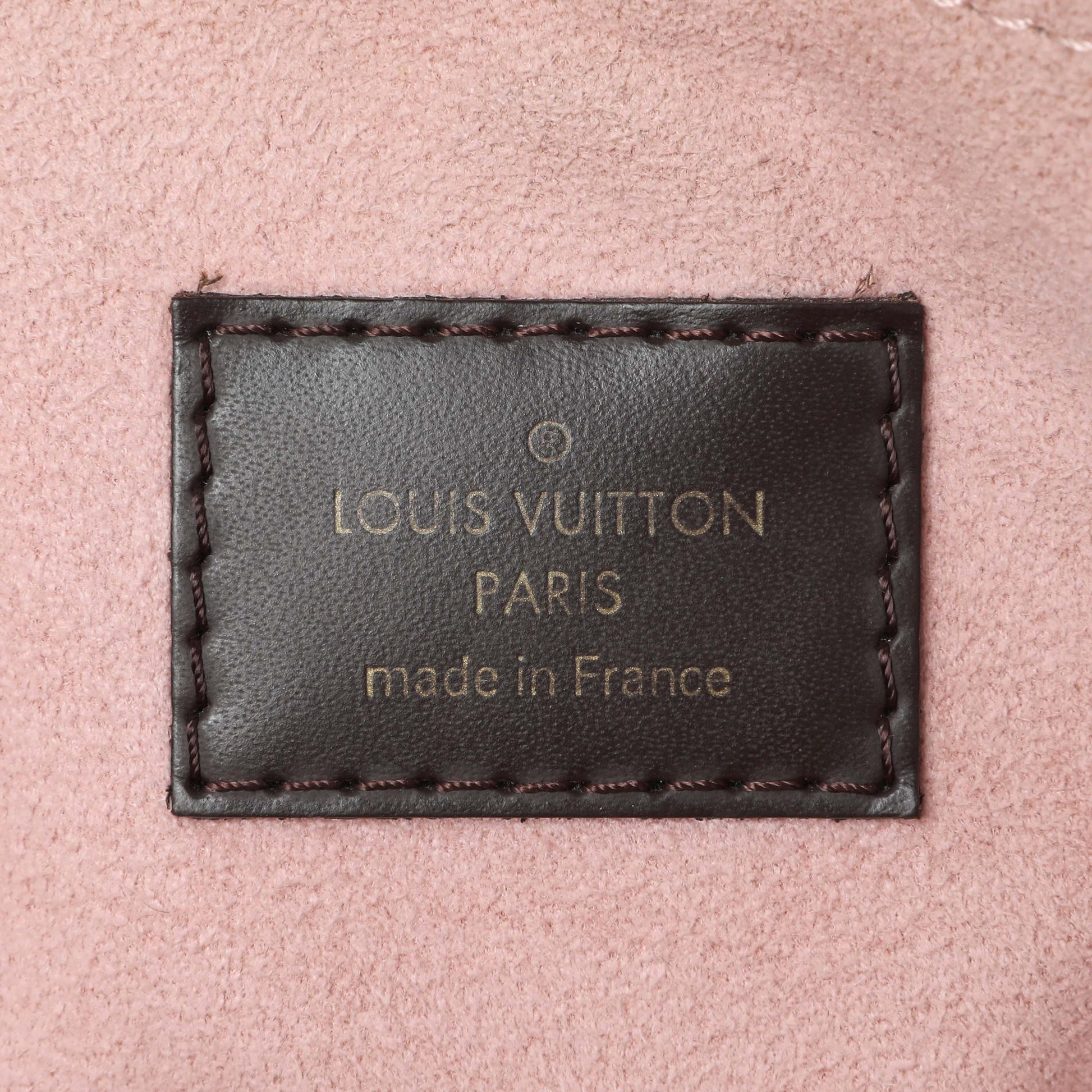 Exclusive Louis Vuitton Cuir Taurillon Damier Ebene Normandy Magnolia — Alternate View 9
