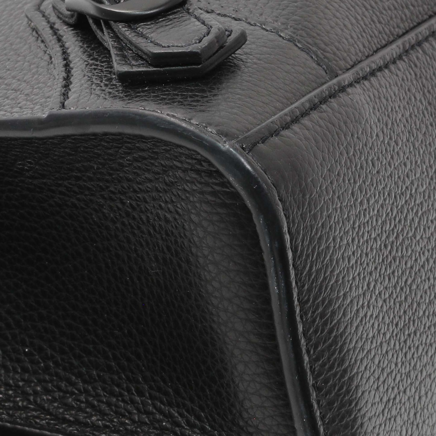 Exclusive Balenciaga Grained Calfskin Neo Classic Black Hardware S City — Top View