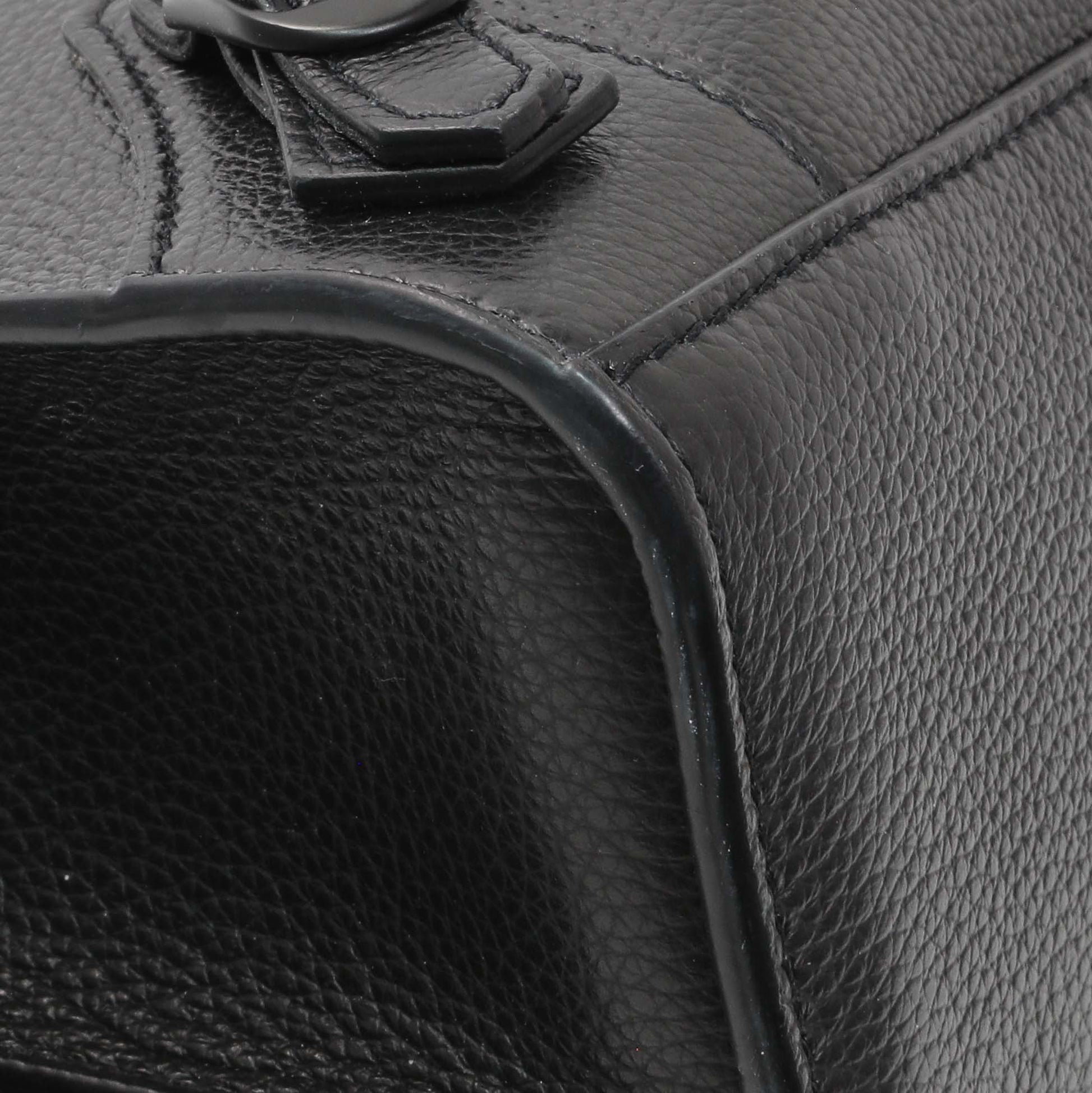 Exclusive Balenciaga Grained Calfskin Neo Classic Black Hardware S City — Top View