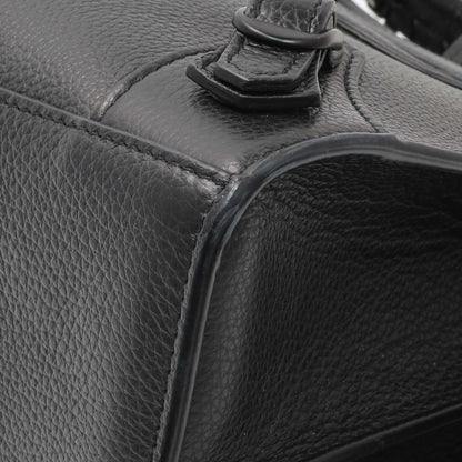 Exclusive Balenciaga Grained Calfskin Neo Classic Black Hardware S City — Detail View