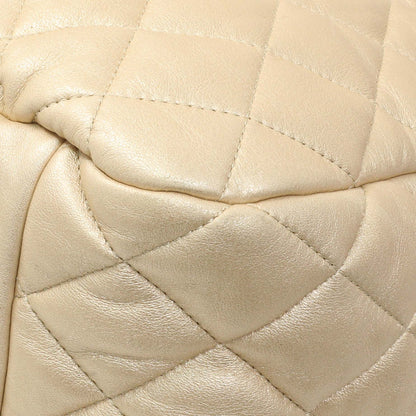 Exclusive Chanel Light Gold Quilted Lambskin Coco Cocoon Bowler — Alternate View 7