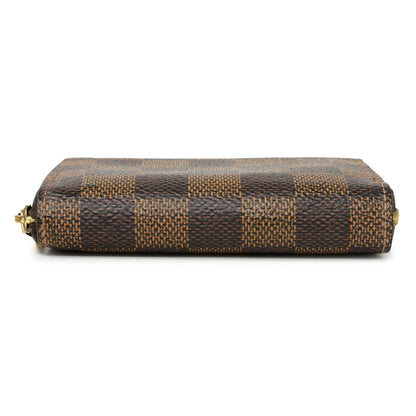 Exclusive Louis Vuitton Damier Ebene Zippy Coin Purse — Back View
