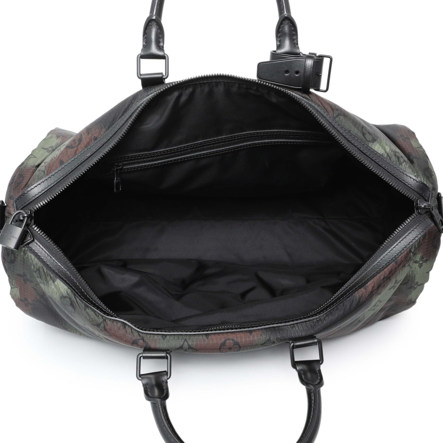 Exclusive Louis Vuitton Nylon Monogram Camouflage Keepall 50 Bandouliere — Alternate View 8