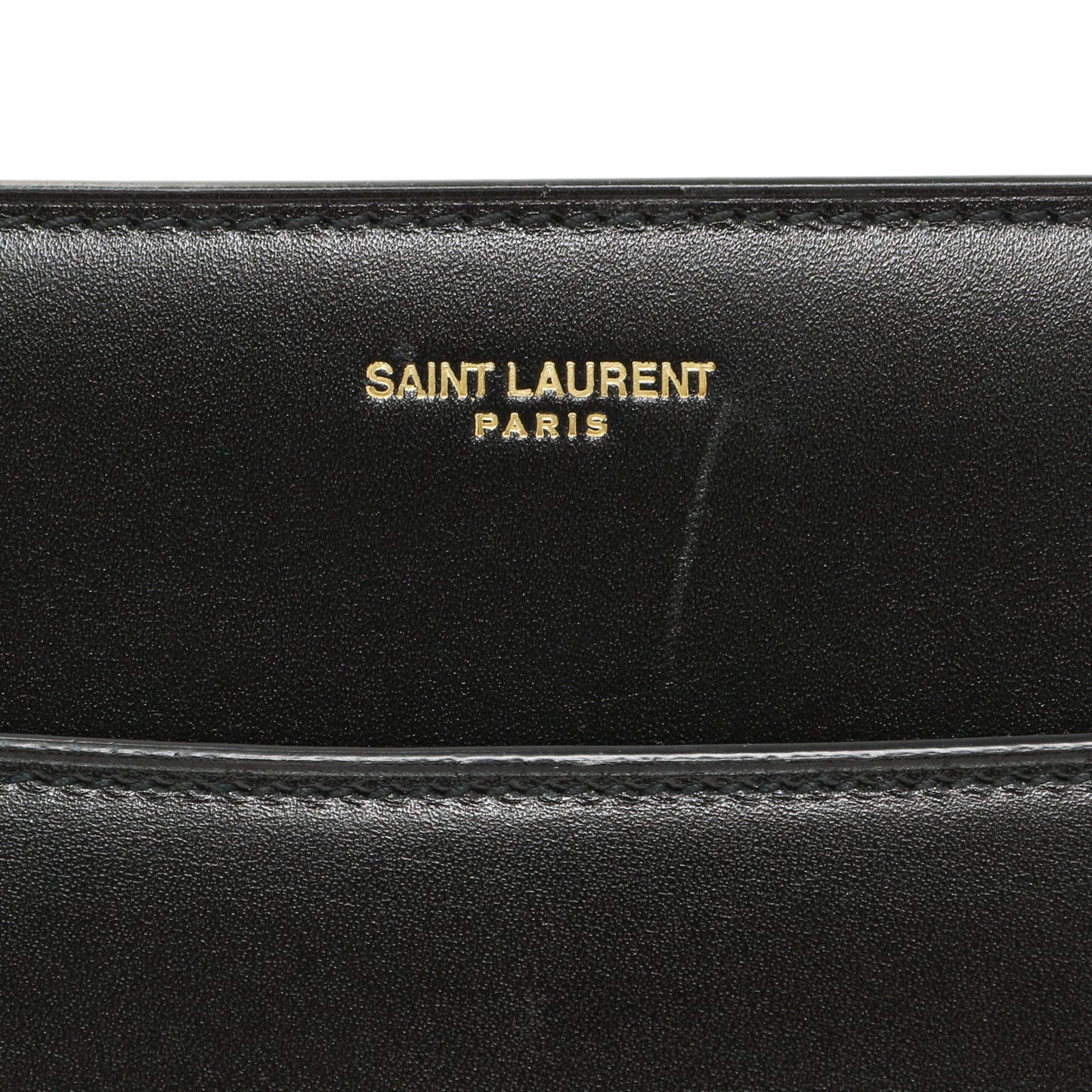 Exclusive Saint Laurent Black Calfskin Reverse Satchel — Alternate View 7