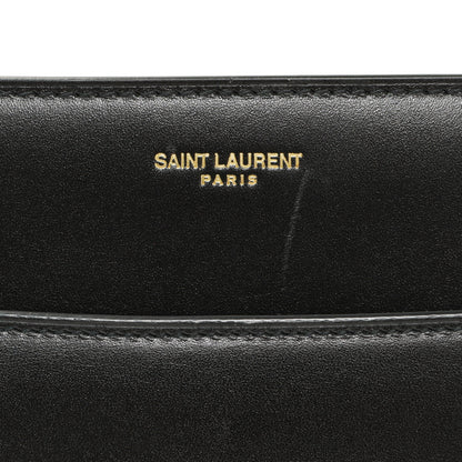 Exclusive Saint Laurent Black Calfskin Reverse Satchel — Alternate View 7