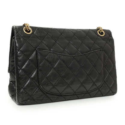 Exclusive Chanel Black Quilted Aged Calfskin 2.55 Reissue 226 Flap — Side View