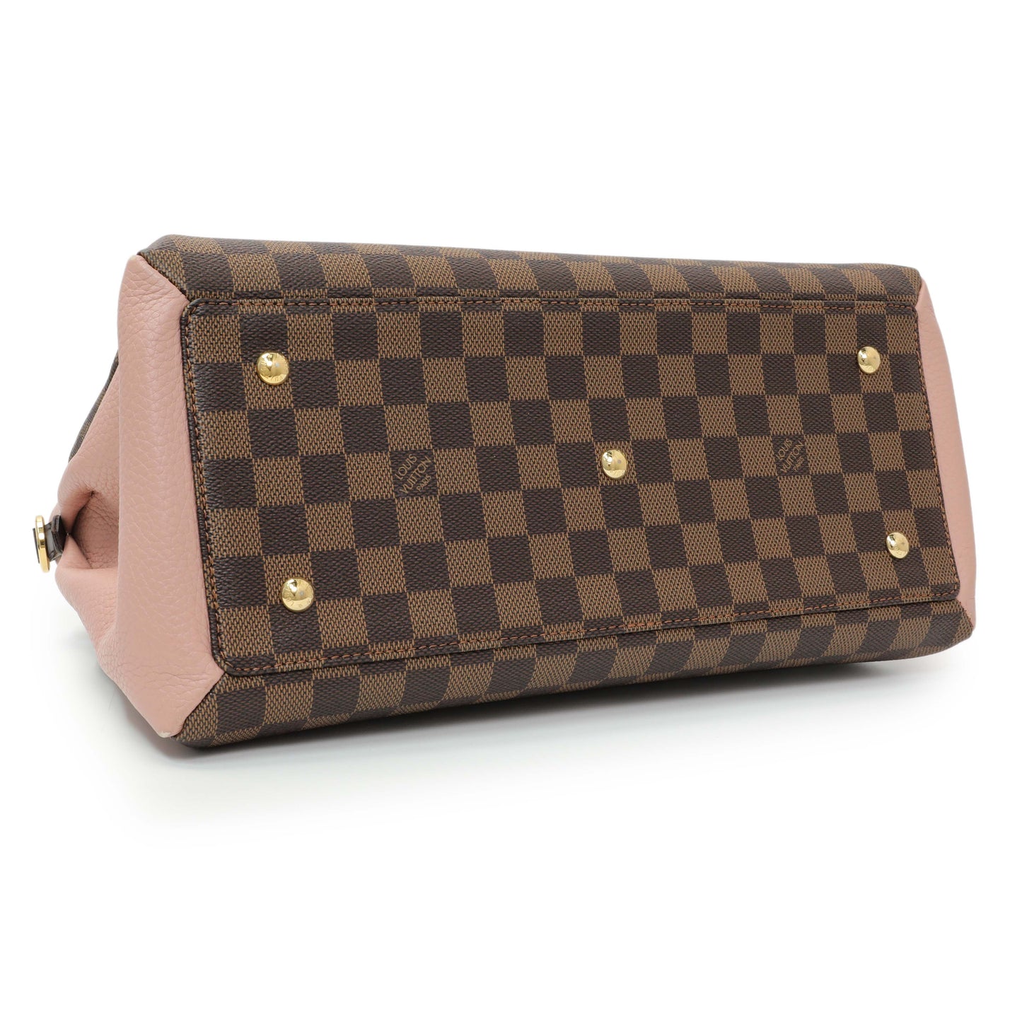 Exclusive Louis Vuitton Cuir Taurillon Damier Ebene Normandy Magnolia — Back View