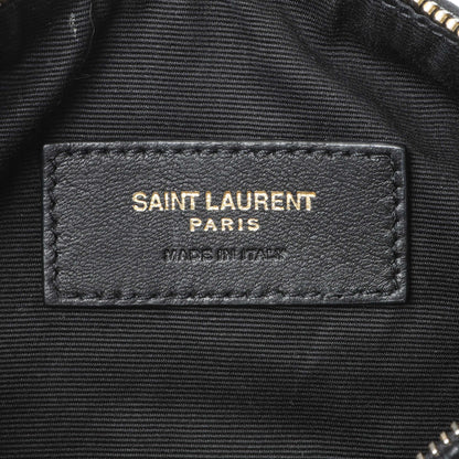 Exclusive Saint Laurent Lambskin Black Sade Tube Bag — Detail View