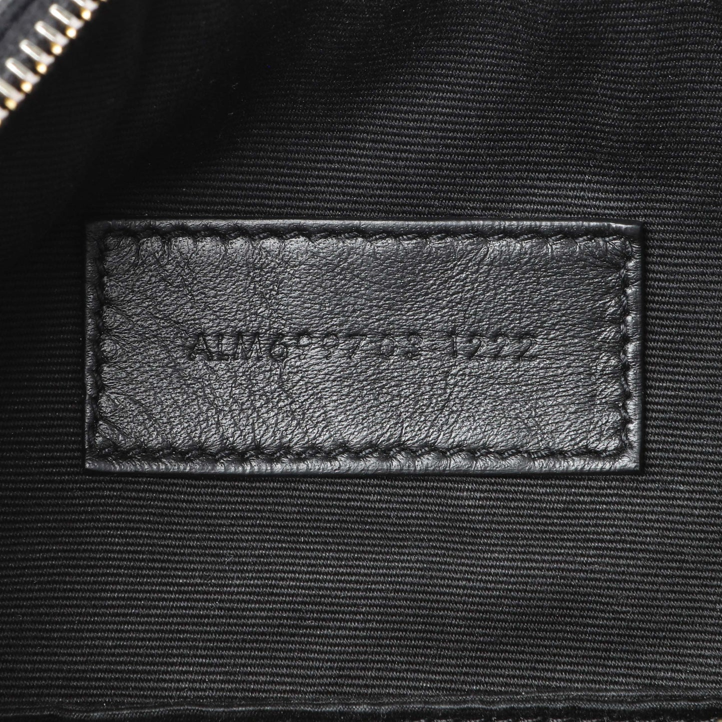 Exclusive Saint Laurent Lambskin Black Sade Tube Bag — Lifestyle View