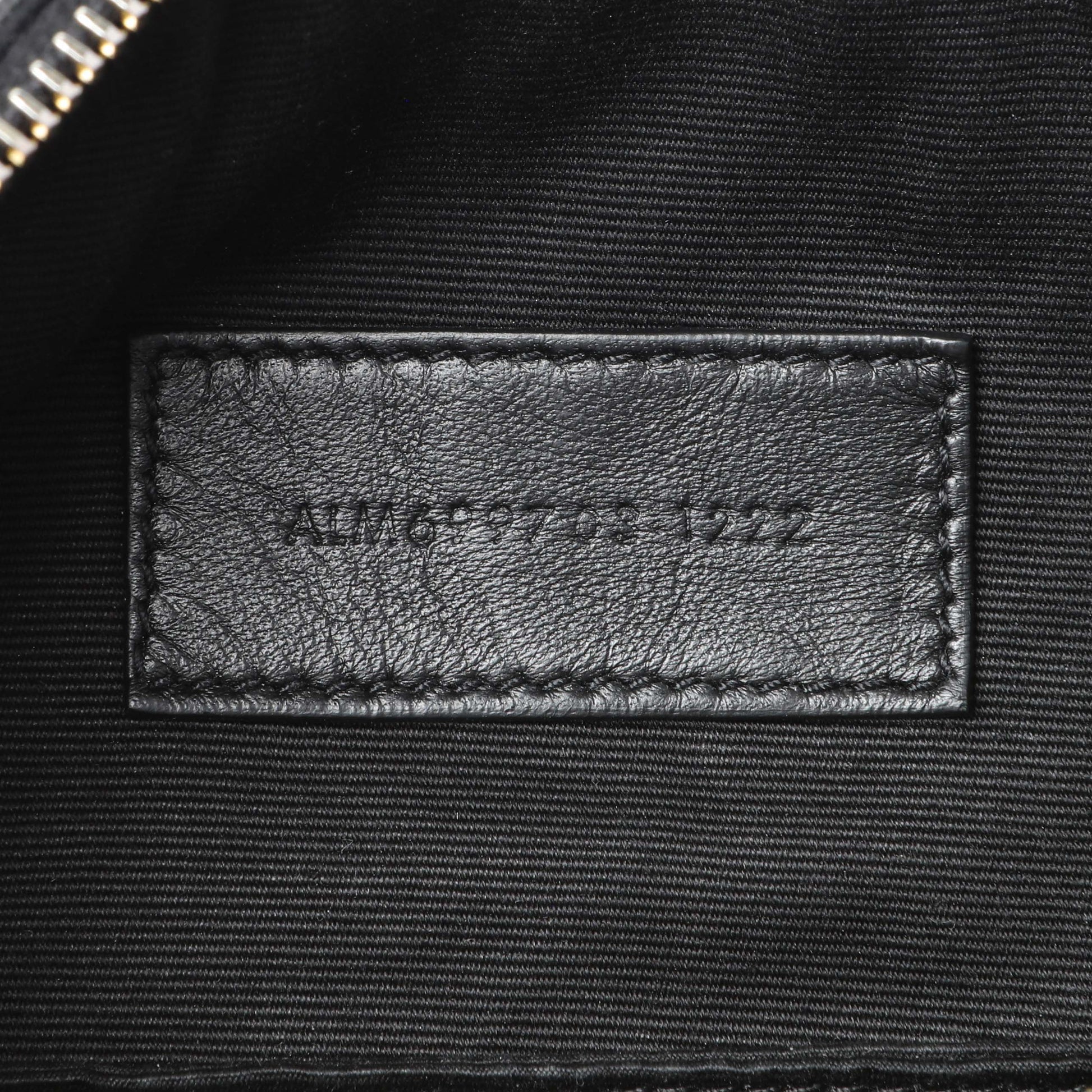 Exclusive Saint Laurent Lambskin Black Sade Tube Bag — Lifestyle View
