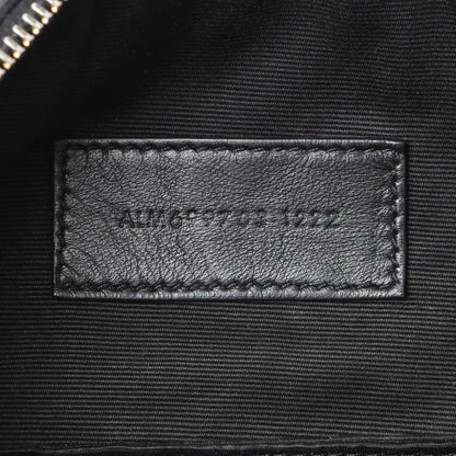 Exclusive Saint Laurent Lambskin Black Sade Tube Bag — Lifestyle View